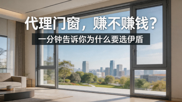 代理門(mén)窗，賺不賺錢(qián)？一分鐘告訴你為什么要選伊盾